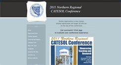 Desktop Screenshot of catesol2011northernregional.weebly.com