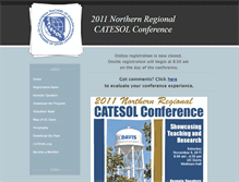 Tablet Screenshot of catesol2011northernregional.weebly.com