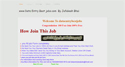 Desktop Screenshot of dataentrybestjobs.weebly.com