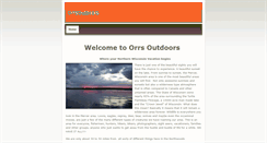 Desktop Screenshot of orrsoutdoors.weebly.com