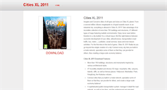Desktop Screenshot of citiesxl2011.weebly.com