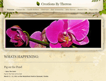 Tablet Screenshot of creationsbytheresa.weebly.com