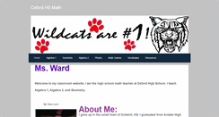 Desktop Screenshot of oxfordhsmath.weebly.com