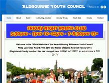 Tablet Screenshot of aldbourneyouthcouncil.weebly.com