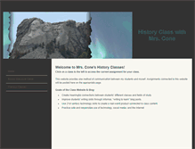 Tablet Screenshot of mrscone.weebly.com