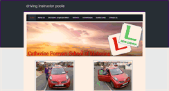 Desktop Screenshot of drivinginstructorpoole.weebly.com