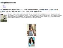 Tablet Screenshot of mileyfanclub.weebly.com