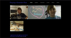 Desktop Screenshot of prayingforbrandonrice.weebly.com