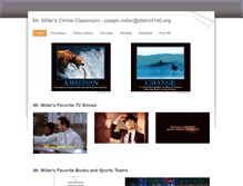 Tablet Screenshot of mrmillersonlineclassroom.weebly.com