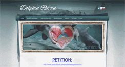 Desktop Screenshot of dolphinrescue.weebly.com
