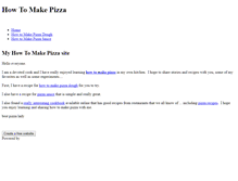 Tablet Screenshot of howtomakepizza.weebly.com