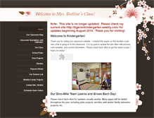 Tablet Screenshot of mrsbistlineskindergarten.weebly.com