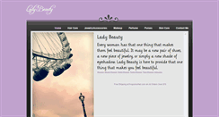 Desktop Screenshot of ladybeauty.weebly.com