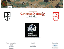 Tablet Screenshot of crimsonsabres.weebly.com