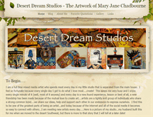 Tablet Screenshot of desertdreamstudios.weebly.com