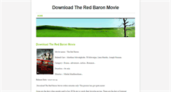 Desktop Screenshot of downloadtheredbaron.weebly.com