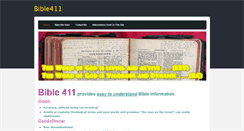 Desktop Screenshot of bible411.weebly.com