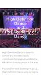 Mobile Screenshot of highdefinitiondance.weebly.com