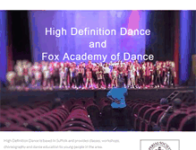 Tablet Screenshot of highdefinitiondance.weebly.com