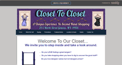 Desktop Screenshot of closettoclosetgeneva.weebly.com