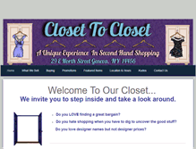 Tablet Screenshot of closettoclosetgeneva.weebly.com