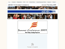 Tablet Screenshot of aiesecsc2009.weebly.com