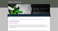 Desktop Screenshot of intelligentflexcareers.weebly.com