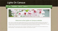 Desktop Screenshot of lightsoncampus.weebly.com