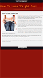 Mobile Screenshot of howtoloseweightfastx.weebly.com
