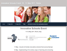 Tablet Screenshot of innovativeschoolsevent.weebly.com