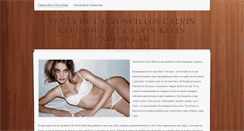 Desktop Screenshot of calvinkleinropaoutlet.weebly.com