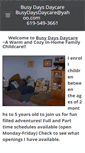 Mobile Screenshot of busydaysdaycare.weebly.com