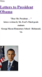 Mobile Screenshot of letterstopresident.weebly.com