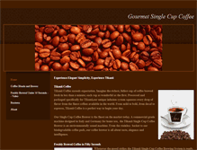 Tablet Screenshot of gourmetsinglecupcoffee.weebly.com