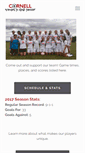Mobile Screenshot of cornellwomensclubsoccer.weebly.com