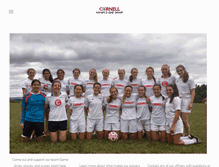 Tablet Screenshot of cornellwomensclubsoccer.weebly.com