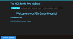 Desktop Screenshot of hcefunkyfive.weebly.com