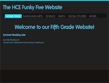 Tablet Screenshot of hcefunkyfive.weebly.com