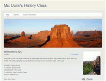 Tablet Screenshot of msdunnshistoryclass.weebly.com