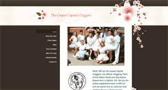Desktop Screenshot of carpetcapitalcloggers.weebly.com