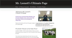 Desktop Screenshot of lesnettultimate.weebly.com