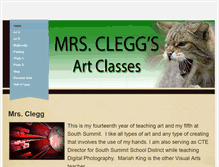 Tablet Screenshot of mrsclegg.weebly.com