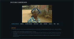Desktop Screenshot of ducomcameroon.weebly.com