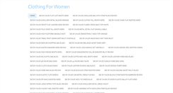 Desktop Screenshot of clothingforwomenoib.weebly.com