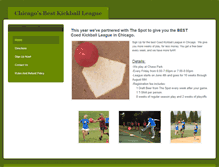 Tablet Screenshot of chicagokickball.weebly.com