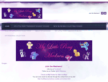 Tablet Screenshot of mylittleponymadness.weebly.com