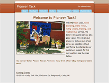 Tablet Screenshot of pioneertackshow.weebly.com