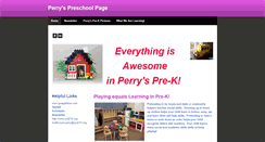 Desktop Screenshot of perrypreschool.weebly.com