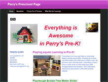 Tablet Screenshot of perrypreschool.weebly.com