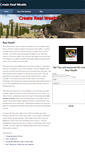 Mobile Screenshot of createrealwealth.weebly.com